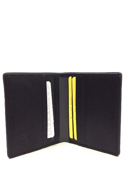 Mini Cartera hombre original Piel Gum Negra