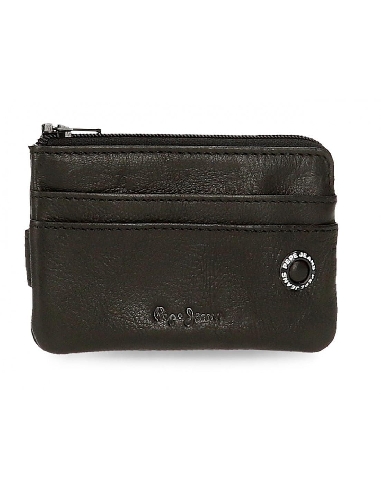 Monedero Tarjetero de Piel Pepe Jeans Badge