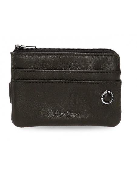 Monedero Tarjetero de Piel Pepe Jeans Badge