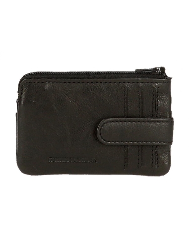 Monedero Tarjetero de Piel Pepe Jeans Badge