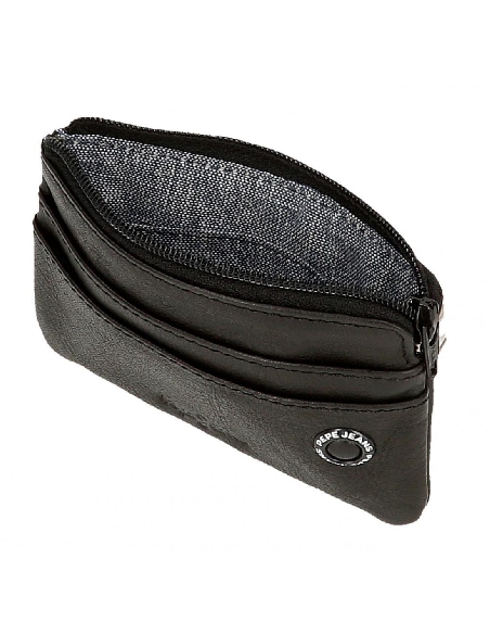 Monedero Tarjetero de Piel Pepe Jeans Badge