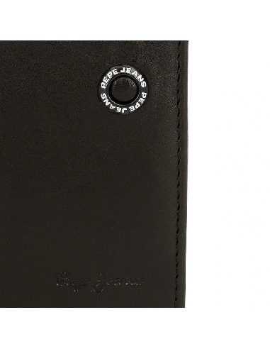 Monedero Tarjetero de Piel Pepe Jeans Badge
