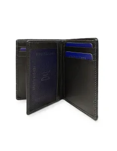 Cartera Hombre Piel Negra D&L Harvard 2