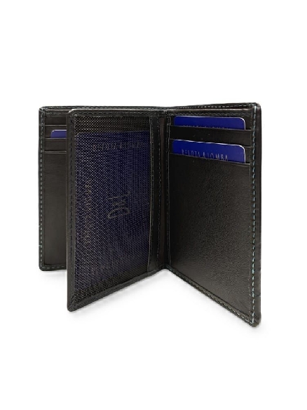 Cartera Hombre Piel Negra D&L Harvard