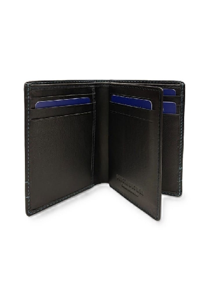 Cartera Hombre Piel Negra D&L Harvard