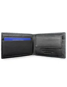 Americana Hombre Piel Negra con Monedero D&L Harvard 2