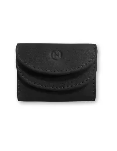 Mini monedero Billetero de Piel hombre Kronos Negro