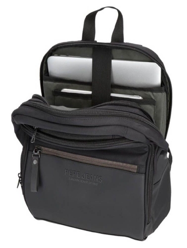 Mochila portaordendor adaptable Pepe Jeans Sail Up negra