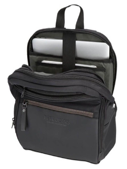 Mochila portaordendor adaptable Pepe Jeans Sail Up negra