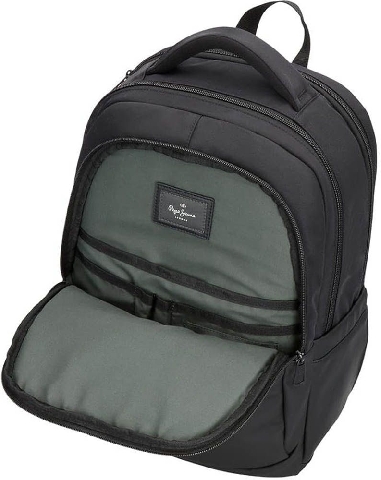 Mochila portaordendor dos compartimentos Pepe Jeans Sail Up Negra