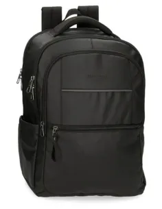 Mochila portaordenador 15,6" tres compartimentos Pepe Jeans Dortmund antracita