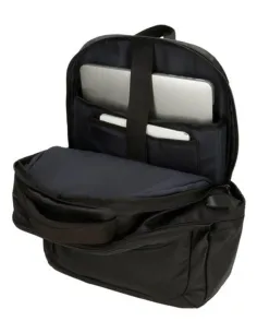 Mochila portaordenador 15,6" tres compartimentos Pepe Jeans Dortmund antracita 2