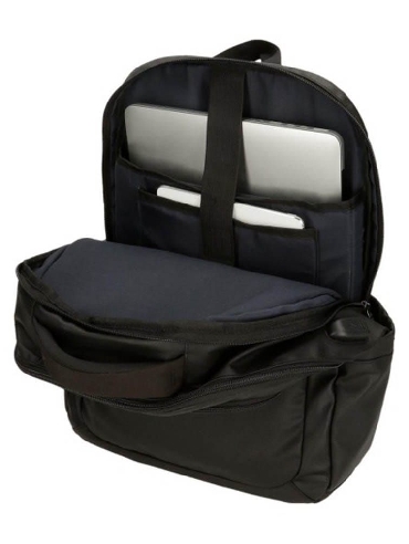 Mochila portaordenador 15,6" tres compartimentos Pepe Jeans Dortmund antracita