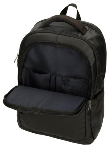 Mochila portaordenador 15,6" tres compartimentos Pepe Jeans Dortmund antracita