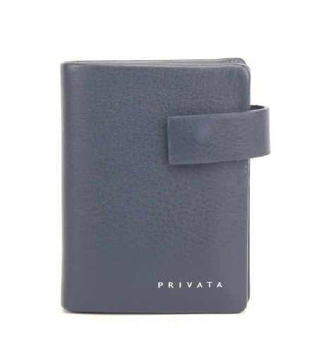 Billetera Multi-tarjetas piel para hombre Privata Leda