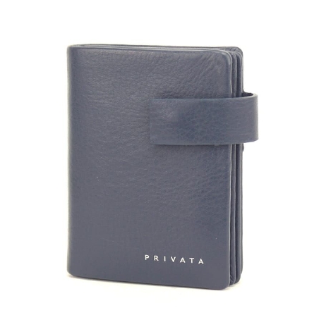 Billetera Multi-tarjetas piel para hombre Privata Leda