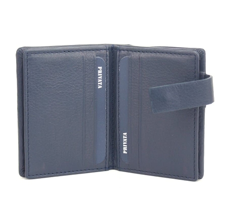 Billetera Multi-tarjetas piel para hombre Privata Leda