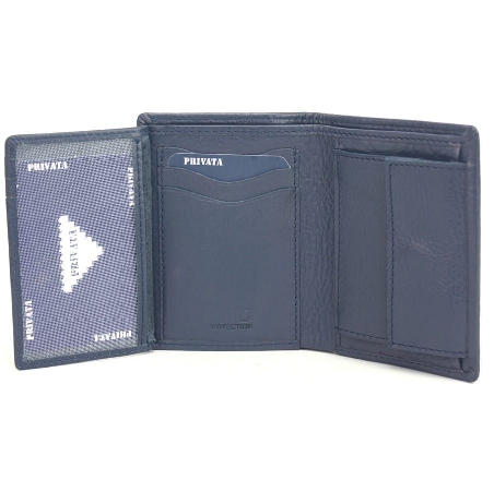 Cartera de piel para hombre Privata Leda