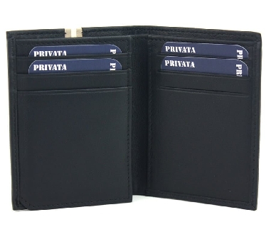 Billetero de piel hombre Privata Detail