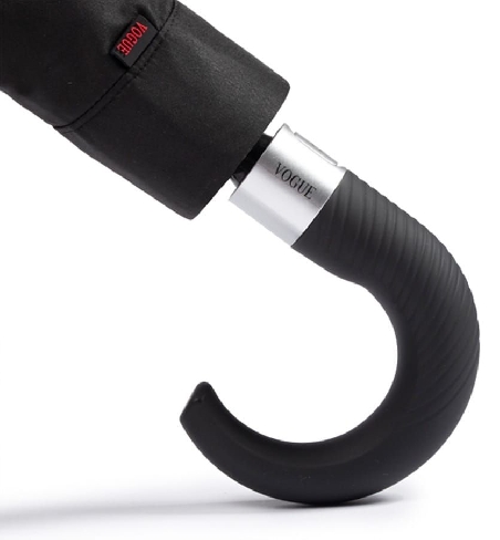 Paraguas plegable mango curvo Vogue Extra