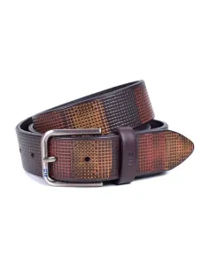 Cinturon hombre cuero Miguel Bellido Multicolor