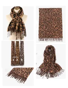 Bufanda para mujer diseño Leopardo