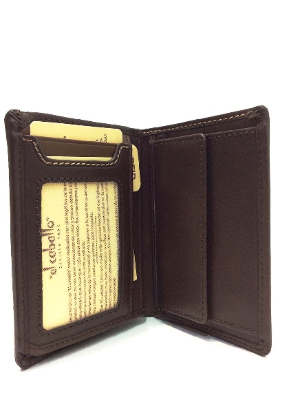 Billetera de Piel para Hombre El Caballo – Monedero Interior y Tarjetero RFID