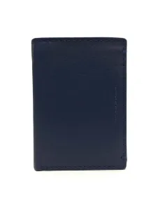 Cartera de Piel para Hombre JL Azul – Monedero Interior, Doble Billetero y RFID