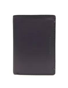 Cartera de Piel para Hombre JL Gris – Monedero Interior, Doble Billetero y RFID