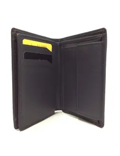 Cartera de Piel para Hombre JL Gris – Monedero Interior, Doble Billetero y RFID 2