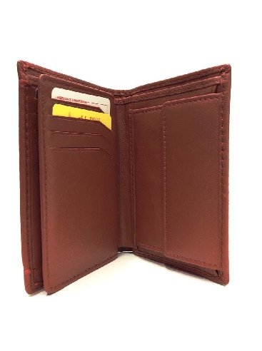 Cartera de Piel para Hombre JL Caldera – Monedero Interior, Doble Billetero y RFID
