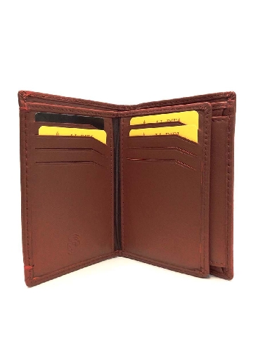 Cartera de Piel para Hombre JL Caldera – Monedero Interior, Doble Billetero y RFID