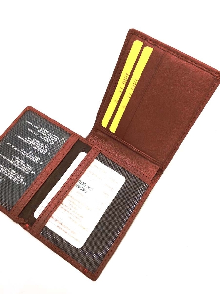 Cartera Tipo Americana para Hombre JL Piel Caldera – Doble Billetero y Tarjetero RFID