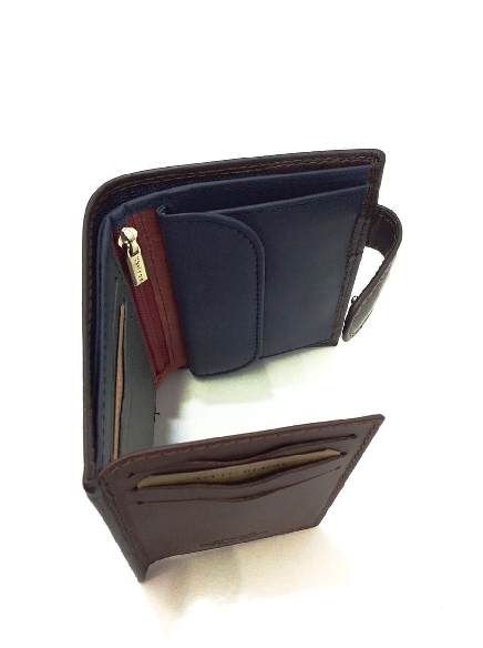 Cartera de Piel para Hombre Titto Bluni Casual – Monedero Interior, Doble Billetero y Tarjetero RFID