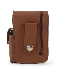 Pitillera en piel con cremallera exterior Cuero ACQ 2