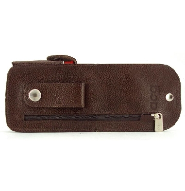 Pitillera en piel con cremallera exterior Cuero ACQ