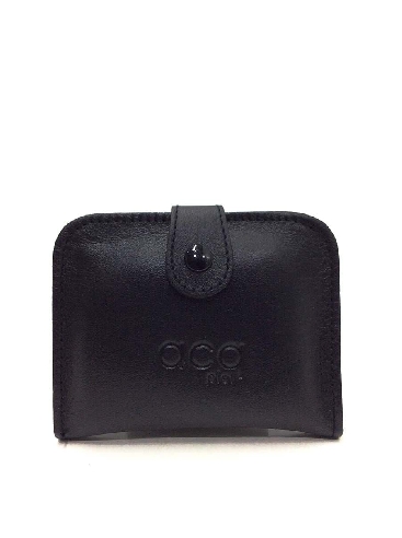 Monedero hombre piel tipo tacon en Negro ACQ