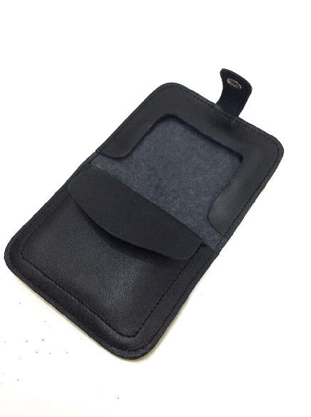 Monedero hombre piel tipo tacon en Negro ACQ