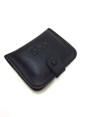Monedero hombre piel tipo tacon en Negro ACQ