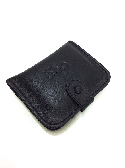 Monedero hombre piel tipo tacon en Negro ACQ