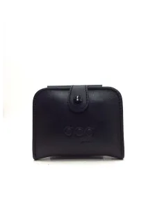 Mini Monedero hombre piel tipo tacon en Negro ACQ
