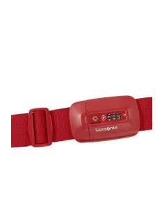 Correa Samsomite TA revolution luggage strap TSA Lock en Rojo