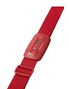 Correa Samsomite TA revolution luggage strap TSA Lock en Rojo 2