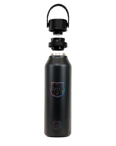 Botella Temo del FCB Runbott texture Escudo Ghosting Black