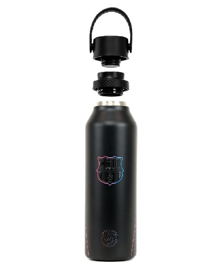 Botella Temo del FCB Runbott texture Escudo Ghosting Black