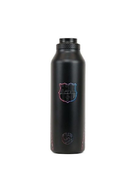 Botella Temo del FCB Runbott texture Escudo Ghosting Black