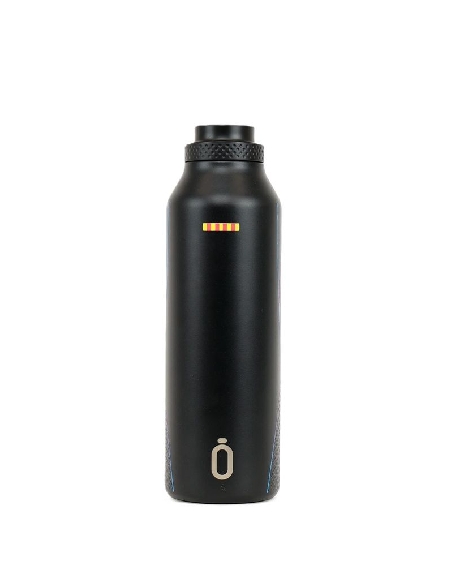 Botella Temo del FCB Runbott texture Escudo Ghosting Black