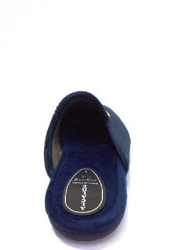 Zapatillas casa hombre Abiertas Azules Escudo