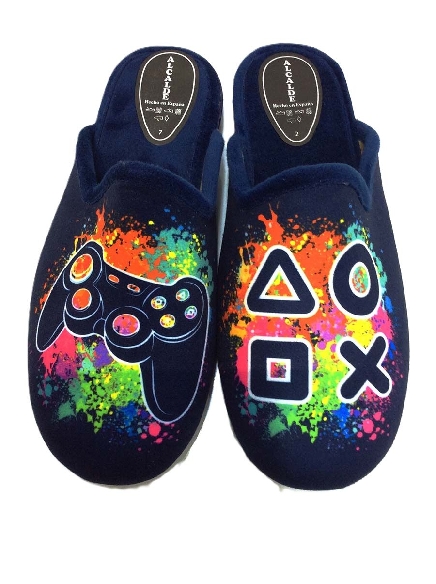 Zapatillas casa hombre Abiertas PlayStation