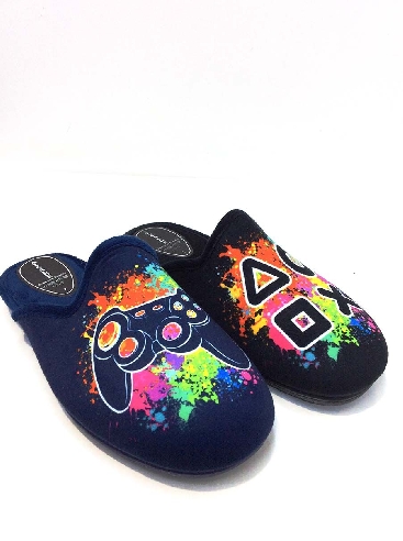 Zapatillas casa hombre Abiertas PlayStation